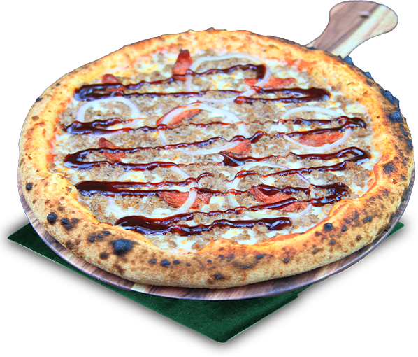 Pizza Cannibale avec viande hachée et merguez