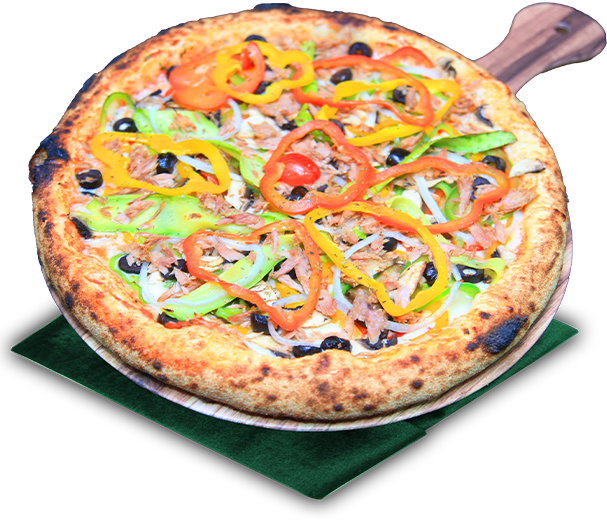 Pizza Pêcheur avec thon et poivrons