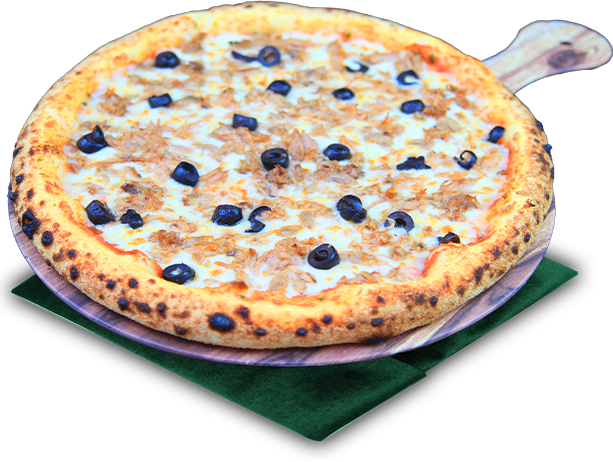 Pizza Thon avec thon et olives