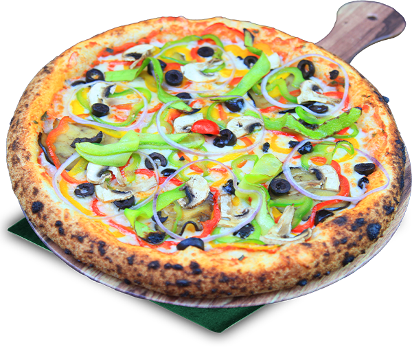 Pizza Veggie avec légumes variés